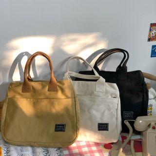 Linen Canvas Tote Bag
