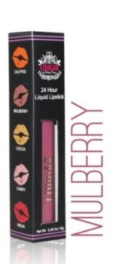 Cougar Beauty Products - 24 Hour Liquid Lipstick (mulberry) 1 Pc