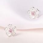 929 Sterling Silver Flower Earrings