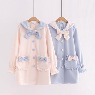 Bow Accent Coat