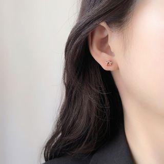 Rhinestone Paw Earring