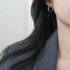 Hoop Earring 1 Pair - S925 Silver Needle - As Shown In Figure - One Size