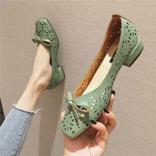 Low-heel Perforated Pumps