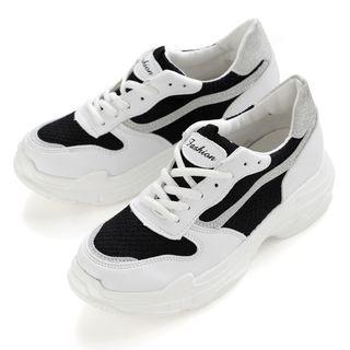 Color-block Sneaker Black - 38