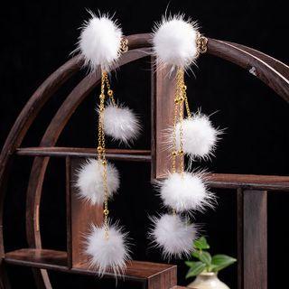 Fluffy Fringe Hair Clip