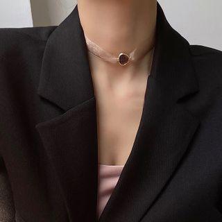 Ribbon Choker As Shown In Figure - One Size