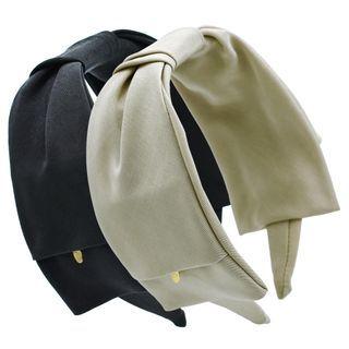 Bow Fabric Wide Hair Band