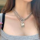 Pendant Ball Chain Layered Necklace
