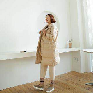 Convertible-neck Padding Coat
