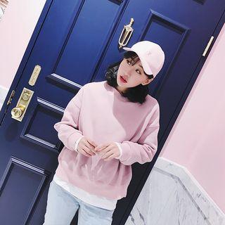 Mock-two Loose-fit Pullover