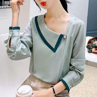 Long-sleeve Overhead Blouse