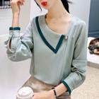 Long-sleeve Overhead Blouse