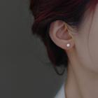 Freshwater Pearl Earring 1 Pc - Silver - One Size