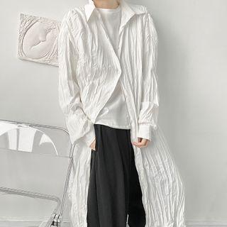 Crinkle Long Shirt