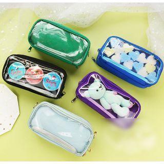 Transparent Panel Mini Crossbody Bag