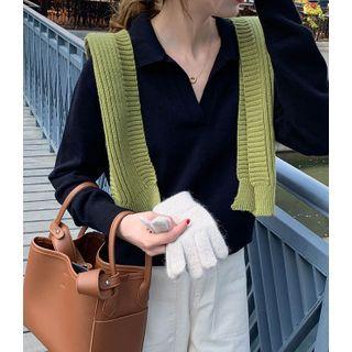 Polo-neck Kit Top