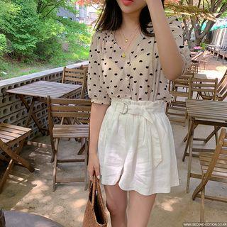 Plain Shorts Off-white - One Size