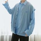 Logo Paneled Shirt
