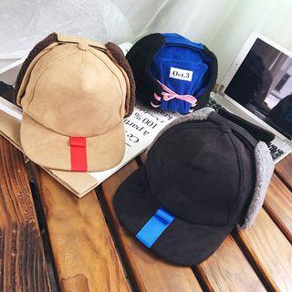 Ear Flap Lace-up Baseball Cap