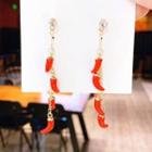Pepper Drop Earring 1 Pair - As Shown In Figure - One Size