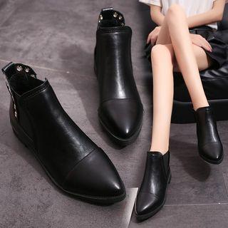 Faux-leather Chelsea Boots