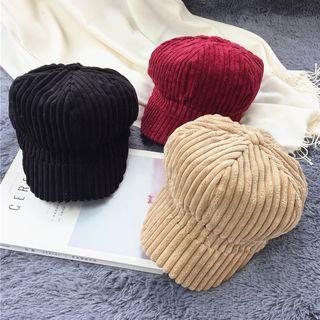 Ribbed Beret Hat