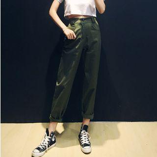 Loose-fit Straight-cut Pants