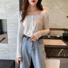 Short / Long-sleeve Button-down T-shirt