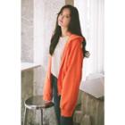 Kangaroo-pocket Zip-up Hoodie