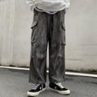 Side-pocket Tie-dyed Cargo Pants