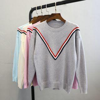 V-trim Sweater