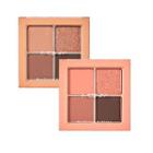 Macqueen - 1001 Tone On Tone Shadow Palette - 2 Types Dry Coral Petal