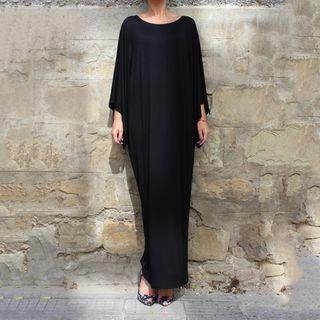 Plain Round Neck Dress