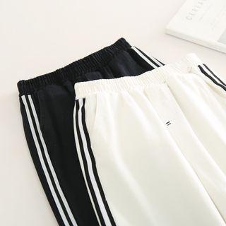 Striped Harem Sweatpants