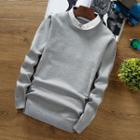 Mock Two-piece Collared Sweater