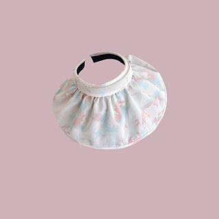 Print Ruffle Sun Hat