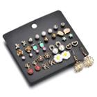 Set Of 20 Pairs: Stud Earring Set Of 20 Pairs - As Shown In Figure - One Size