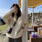 Cable-knot Oversize Sweater