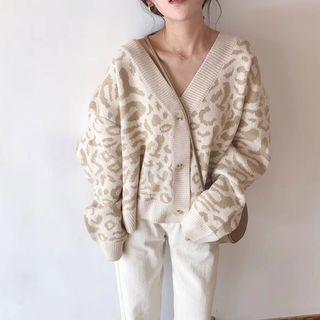 Animal Print Cardigan