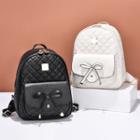 Set: Quilted Backpack + Quilted Pouch + Key Pouch
