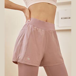 Inset Legging Sweatshorts