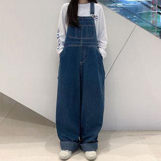 Wide-leg Jumper Jeans As Shown In Figure - One Size