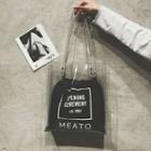 Set: Transparent Tote Bag + Lettering Pouch
