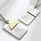 Egypt Tag Pendant Stainless Steel Necklace