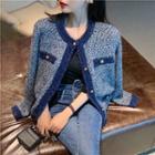 Knit Jacket As Shown In Figure - One Size