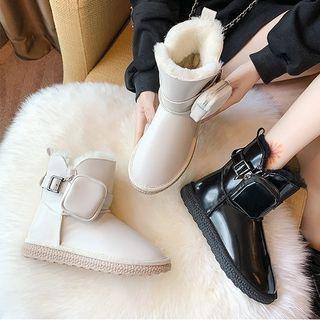 Pocket Detail Short Boots