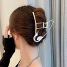 Safety Pin Alloy Hair Clamp Silver - One Size
