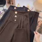 Asymmetrical High-waist Pants