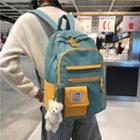 Bear Charm Cotton Backpack
