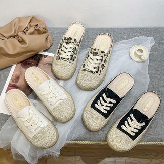 Espadrille Sneaker Mules